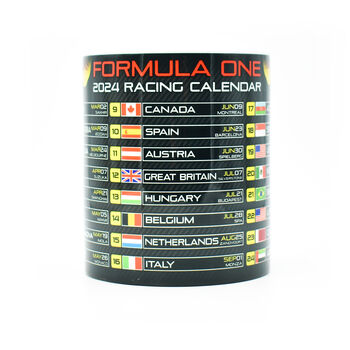 Formula One 2024 Calendar Rb Edition Mug, 3 of 6