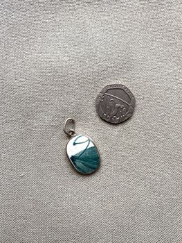 Sterling Silver And Ceramic Pendant, 2 of 2