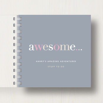 Personalised 'Awesome' Stuff To Do Small Notebook, 8 of 10