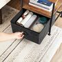 Nightstand Bedside Table With Storage Fabric Drawer, thumbnail 8 of 12