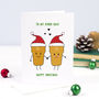 'To My Other Half' Beer Christmas Card, thumbnail 2 of 3