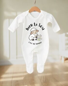 Born To Sew Baby Bodysuit, 2 of 5