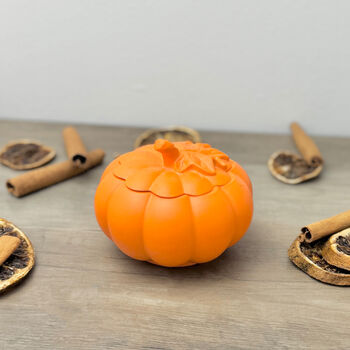 Orange Pumpkin Shape Decorative Bowl Halloween Decor, 5 of 10