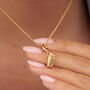 Takeaway Coffee Cup Charm Necklace, Sterling Silver Or 18ct Gold Plated, thumbnail 2 of 11