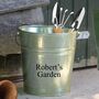 Personalised Garden Tools Storage Bucket, thumbnail 1 of 9
