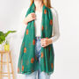 Highland Cow Print Scarf, thumbnail 2 of 8