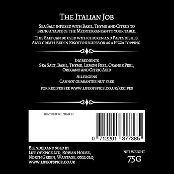 The Italian Job Gourmet Sea Salt, 5 of 5