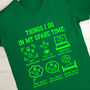 Personalised Adults Backpacking T Shirt, thumbnail 3 of 9