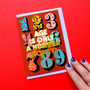 Age Is Only A Number Honey Gold Foiled Birthday Card, thumbnail 2 of 2