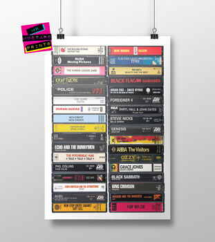 45th Birthday Personalised Print Music From 1981, 8 of 8