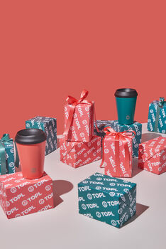 Personalised Premium Reusable Cup 8oz Teal, 2 of 5