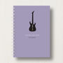 Personalised Guitar Music Lover's Journal Or Notebook, thumbnail 7 of 10