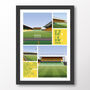Norwich City Views Of Carrow Road Poster, thumbnail 7 of 7