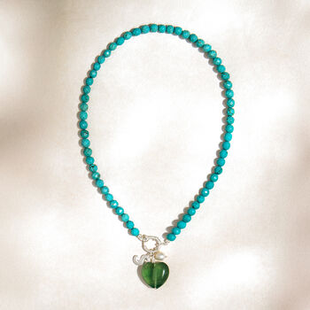 Make It Yours Gemstone Bead Necklace With Charms, 5 of 8