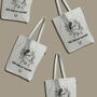 The Great Catsby Literary Cat Organic Cotton Tote Bag, thumbnail 4 of 4