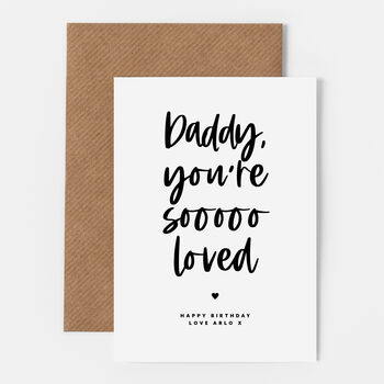 Personalised Daddy, You're Soooo… Father's Day Card, 2 of 2
