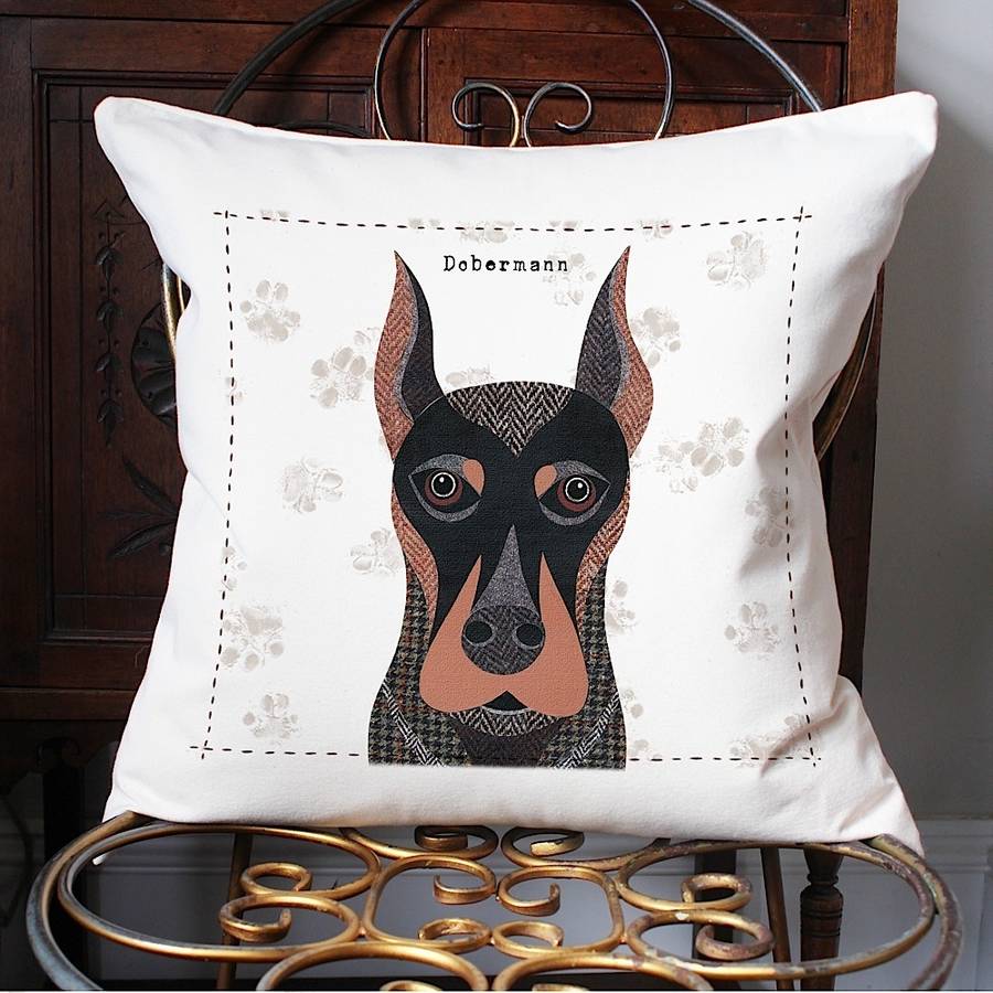 doberman cushion