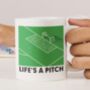 Personalised Life's A Pitch Mug, thumbnail 1 of 2