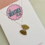 Farfalle Pasta Glitter Charm Necklace / Pasta Lover Gift / Novelty Food Jewellery / Fun Accessories, thumbnail 5 of 7