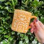 Christmas Ceramic Gingerbread Style Mug With Lid, thumbnail 4 of 6