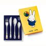 Miffy Four Piece Childrens Cutlery Set Stainless Steel, thumbnail 1 of 11