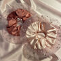 Maisie Double Ruffle Tulle And Silk Scrunchie, thumbnail 5 of 7