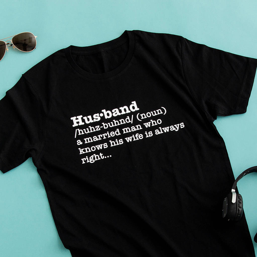 Husband Definition T Shirt, 1 of 5