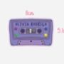 Olivia Rodrigo Inspired Cassette Tape Sticker, thumbnail 2 of 2