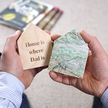 Personalised Map Location House Ornament Gift For Him, 5 of 8