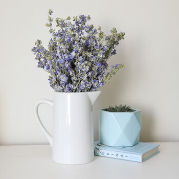 Frosted Blue Dried Flower Delphinium Bunch, 3 of 3