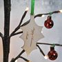 Personalised Holly Christmas Decoration, thumbnail 1 of 3