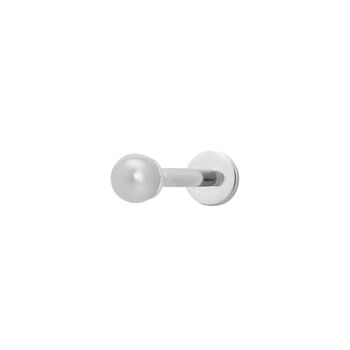 Pearl Single Flat Back Stud Earring, 5 of 7