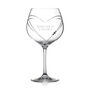 Personalised Celebration Heart Gin Goblet With Crystals, thumbnail 2 of 5