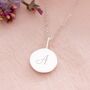 Sia Sterling Silver Personalised Initial Necklace, thumbnail 5 of 12
