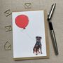 Personalised Rottweiler Birthday Card, thumbnail 1 of 3