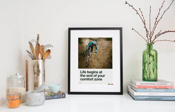 Mountain Biking Art Print Poster, 2 of 4
