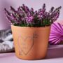 Couples Engagement Gift Engraved Plant Pot, thumbnail 1 of 5