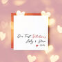 Our First Valentine's Personalised Script Card, thumbnail 1 of 3