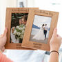 Personalised Our Wedding Day Photo Frame, thumbnail 3 of 7