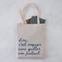 French Reading Is Travelling Bookish Tote Bag, thumbnail 1 of 2