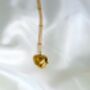 Hug Heart 18 K Gold Plated Pendant Necklace, thumbnail 10 of 12