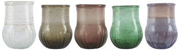 Set Of Five Colourful Stem Vases, 6 of 6