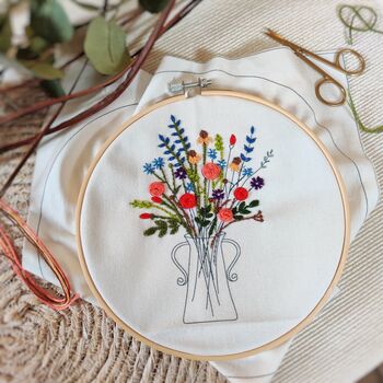 'Everlasting Flowers' Make Your Own Embroidery Kit, 2 of 8