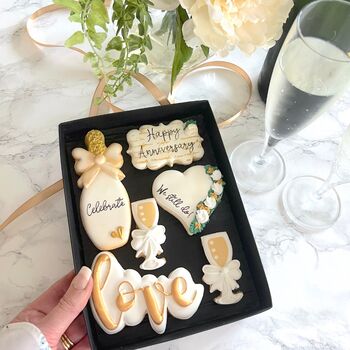 Personalised Anniversary Biscuit Gift, 4 of 6