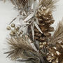 150cm Christmas Silver Glitter Pine Cone Garland, thumbnail 3 of 4