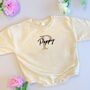 Personalised Embroidered Baby Sweatshirt Romper, thumbnail 4 of 4