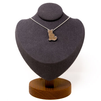 Cat Cremation Ashes Memorial Necklace, 2 of 5