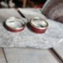 Silver And Purpleheart Wood Inlay Ring, thumbnail 3 of 5