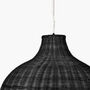 Black Rattan Pendant Ceiling Light, thumbnail 5 of 7