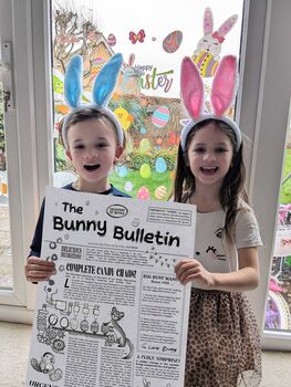 North Pole Star Elf Newspaper Christmas Gift Wrapping Paper, 7 of 7